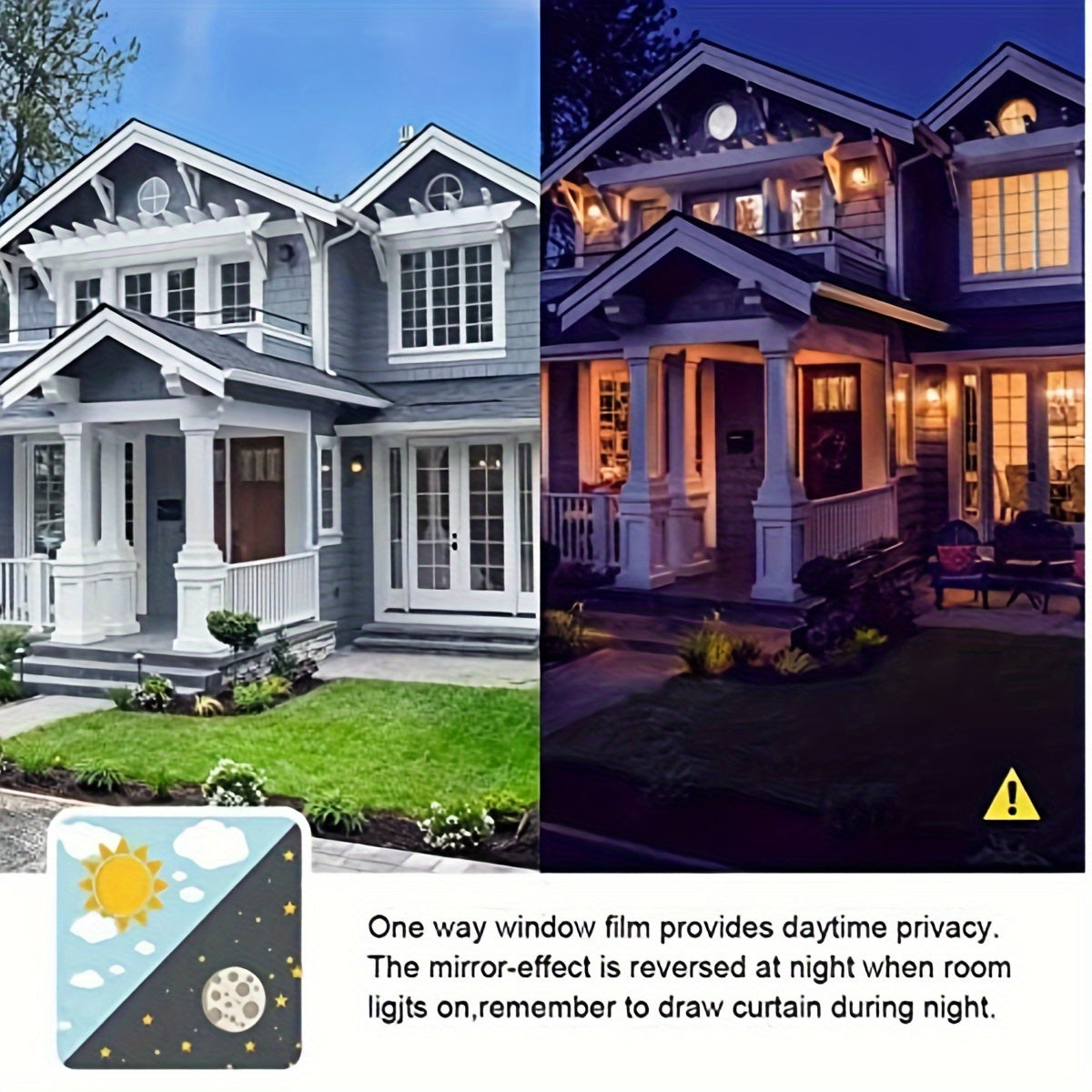 Black Solar Film One Roll Static Glass Window Insulation Film for Home Office