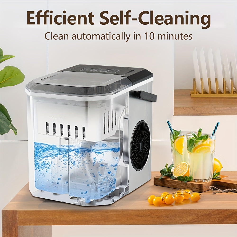 Countertop Ice Machine for Home and Office Bullet Ice in Two Sizes