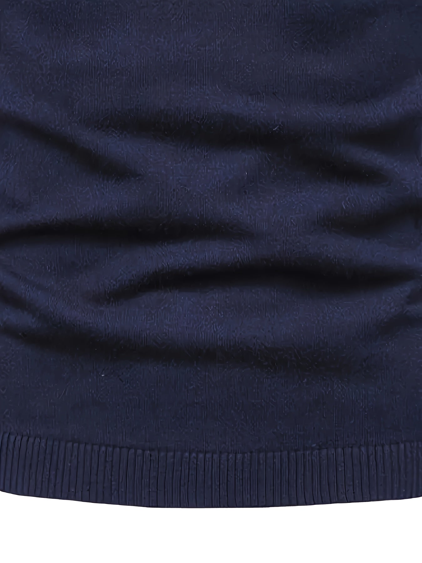 Suéter de cuello redondo con patrón geométrico para hombre, manga larga, ajuste regular, tejido de punto, para todas las estaciones