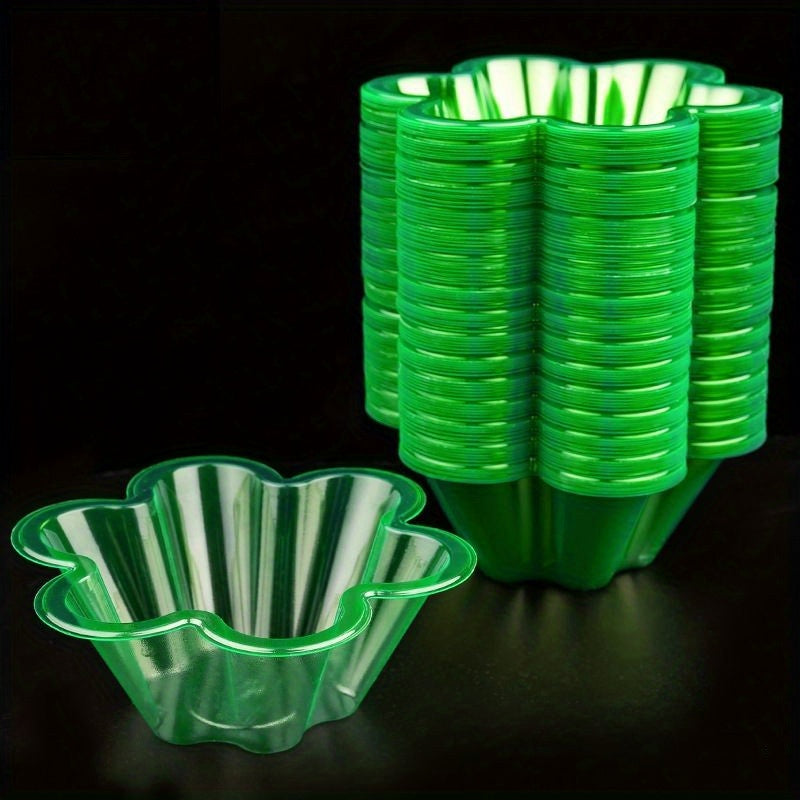100 Pack 8oz Clear Plastic Ice Cream Cups Disposable Bowls for Sundaes Yogurt Parfaits