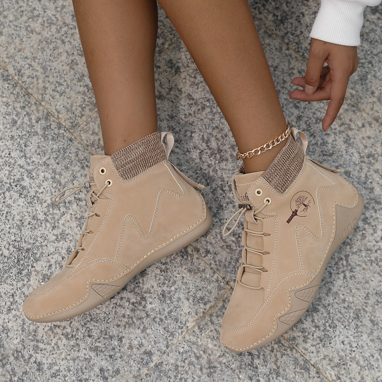 Women's Chunky Sneakers All-Season Solid Color Casual Cross-Training Shoes