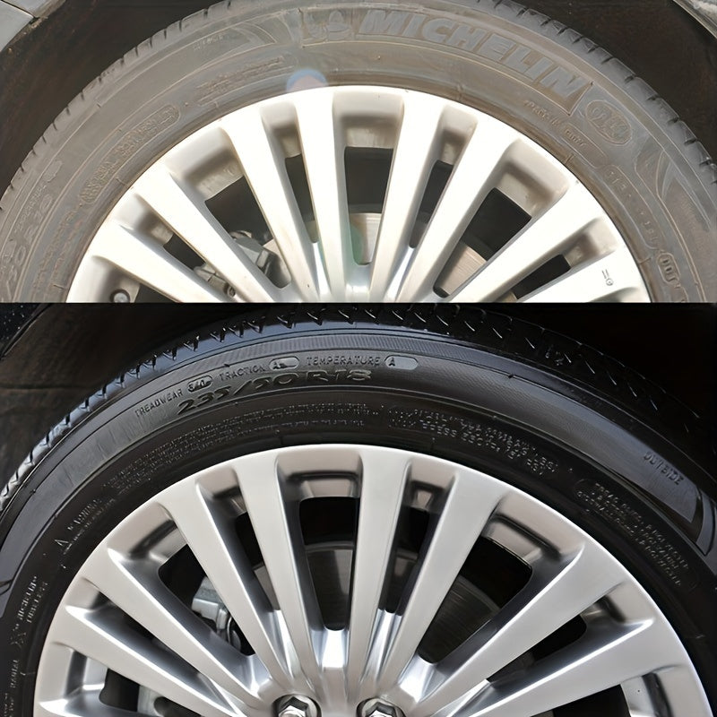 Black Tire Renovate Wax for Car Motorcycle Bicycle Gloss and Durability