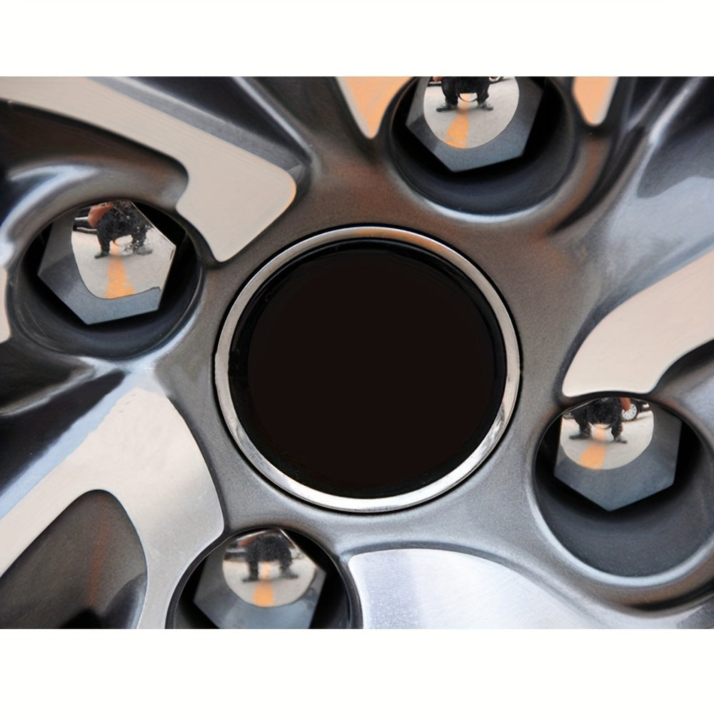 Car Wheel Nut Covers 17mm Exterior Decoration Protection 20pcs Automotive Accessories