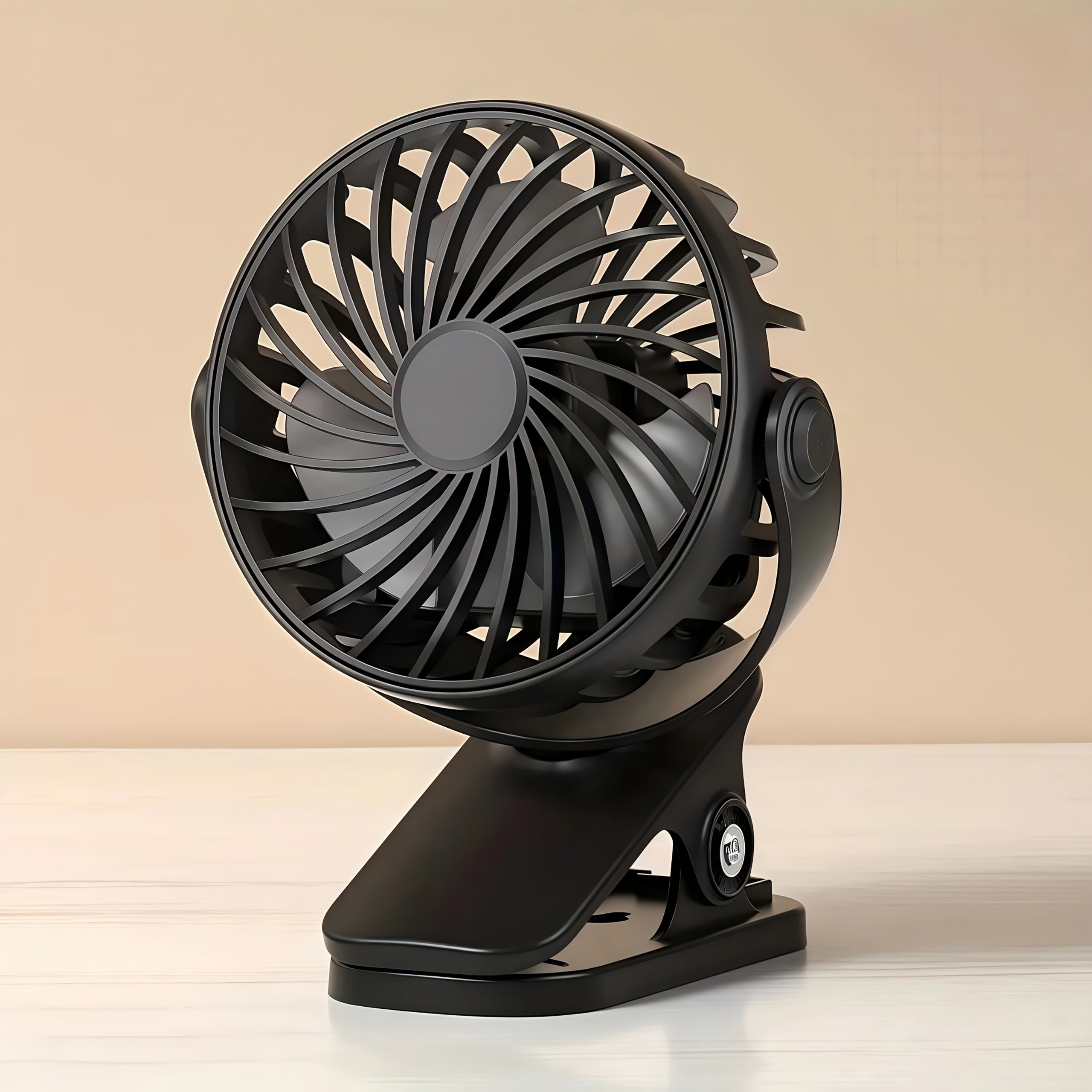 Quiet USB Rechargeable Desk Fan with Low Noise for Bedroom and Office