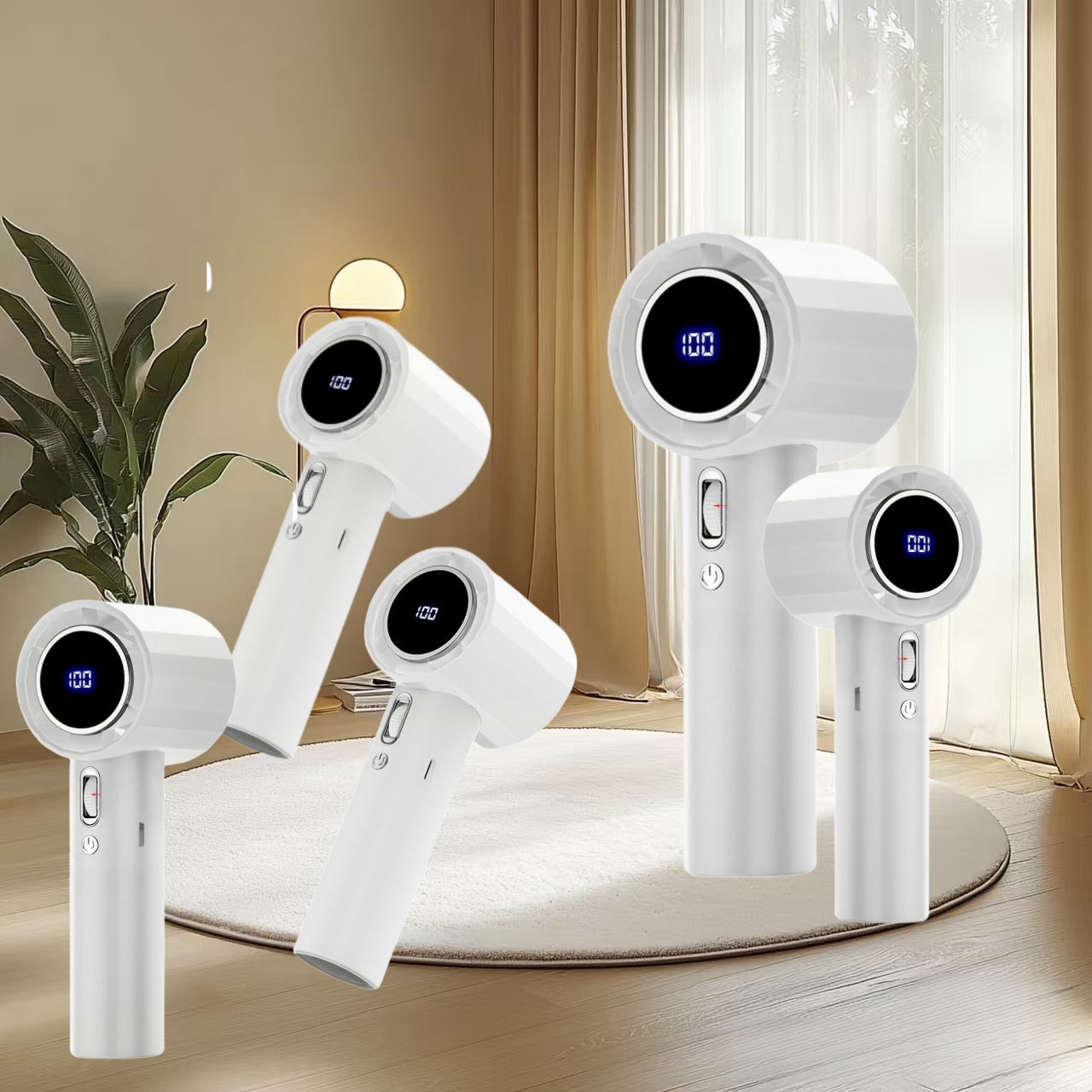 Compact USB Rechargeable RV Fan with Strong Airflow Low Noise Portable Summer Travel