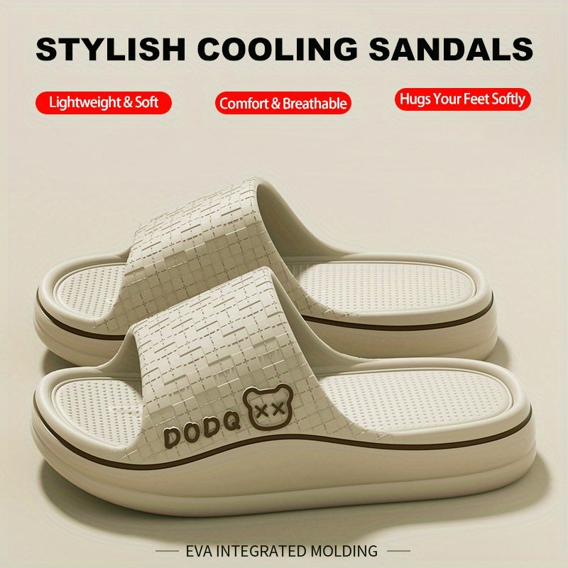 Women's EVA Slide Sandals Open Toe Pink Blue Non-Slip Indoor Outdoor