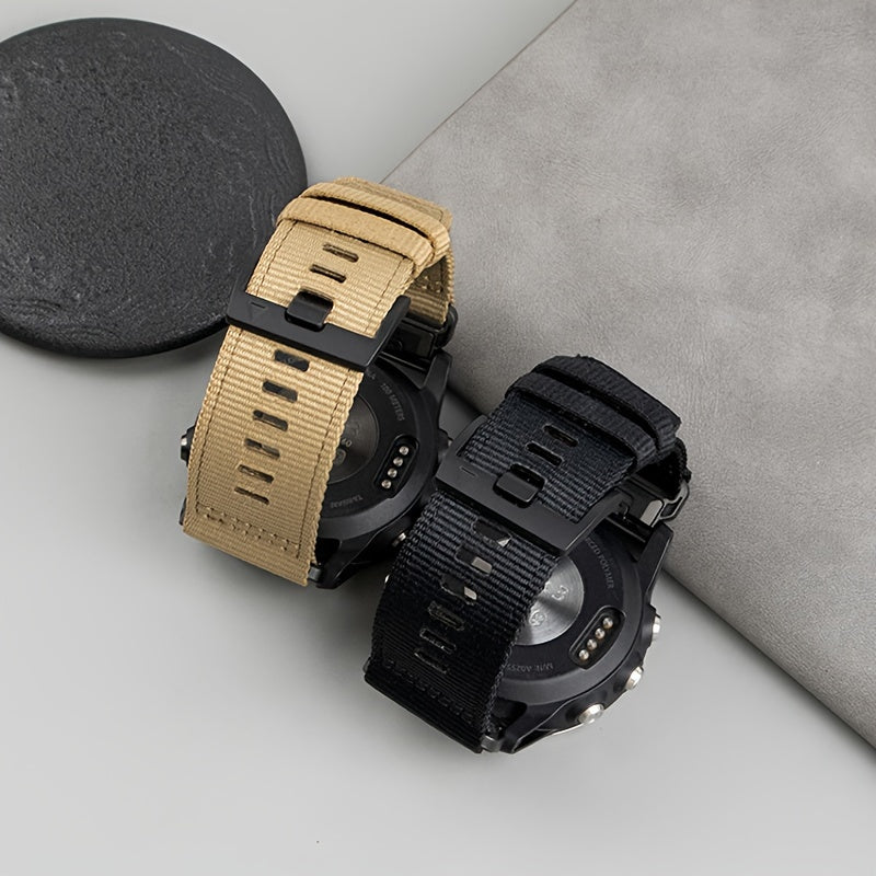 Нейлоновый ремешок для часов Garmin 22 мм 26 мм Быстрая смена Прочный заменитель