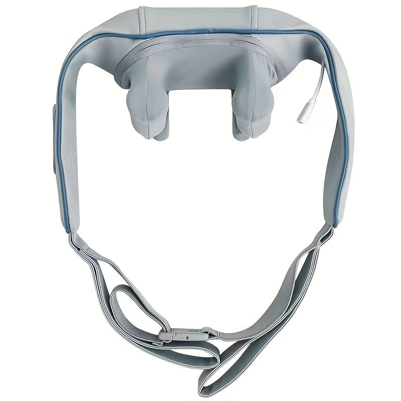 Qayta zaryadlanadigan bo'yin massajeri, yoğurma funksiyasi bilan, trapezius mushaklarini bo'shatsin, USB orqali qayta zaryadlanadi, uzoq muddatli litiy batareya.