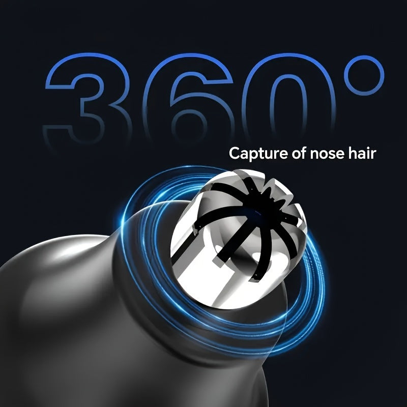 Rechargeable USB Ear and Nose Trimmer for Men and Women Painless Facial Hair Removal
