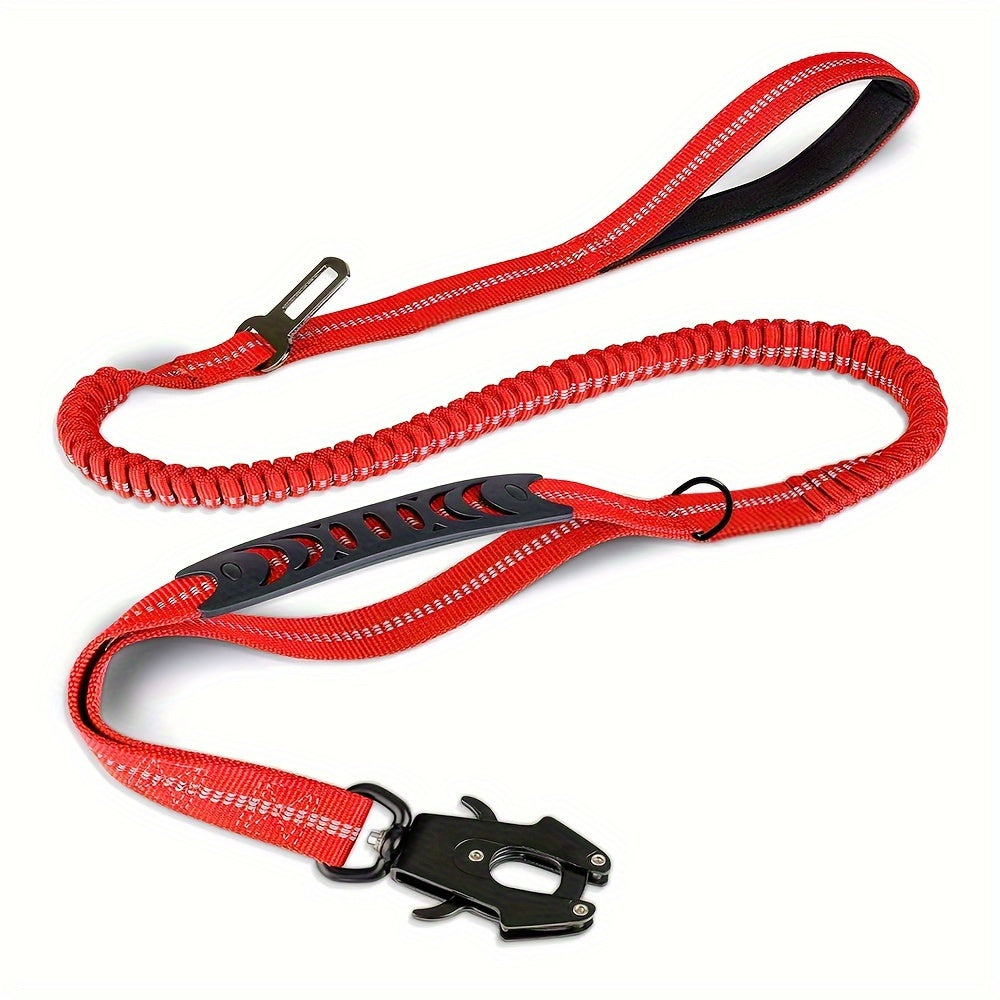 Dog Leash Tactical No-Pull Reflective Padded Handle for Medium to Large Dogs
