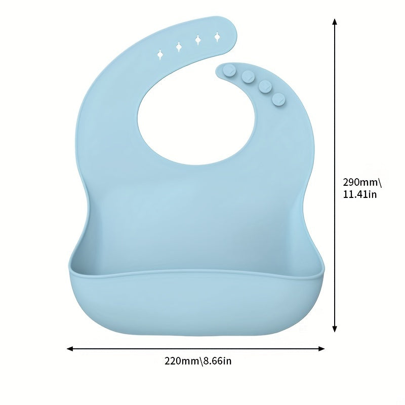 Baby Bibs for Babies and Toddlers Waterproof Soft BPA Free Adjustable Unisex