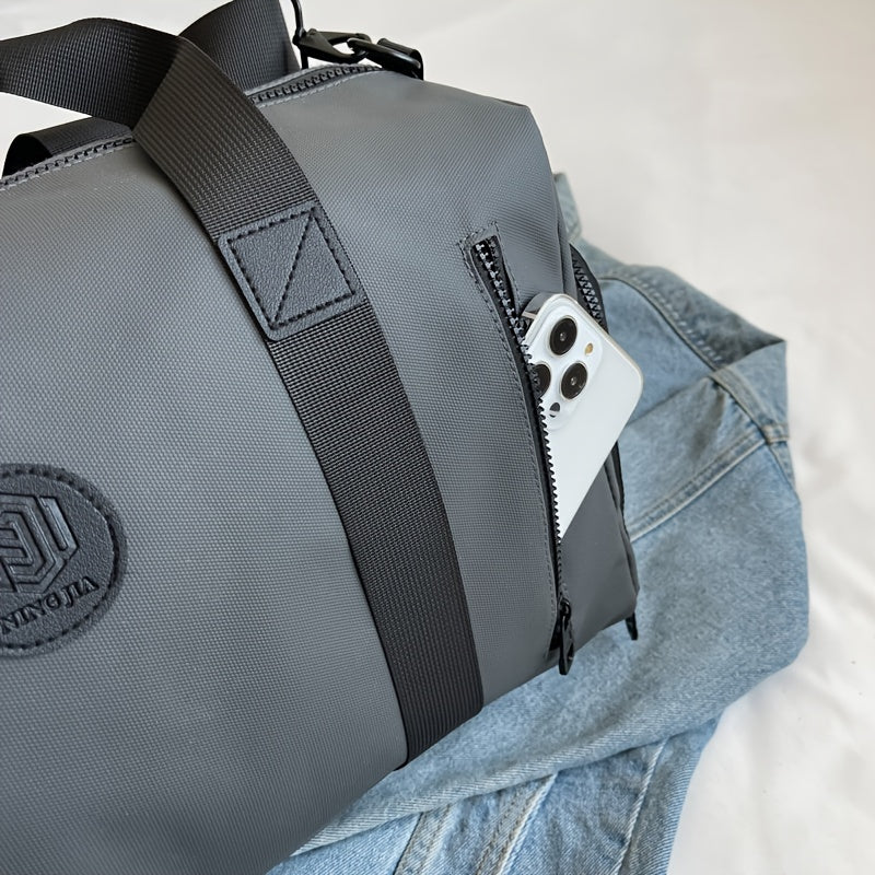 Erkaklar uchun mikrofibra charm to'plami, katta sig'imi bilan kundalik ishga borish uchun mukammal.