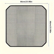 DuraGuard PVC Outdoor Air Conditioner Cover chang, axint, shamol va yomg'irdan himoya qiladi, suv o'tkazmaydigan va shamol o'tkazmaydigan.