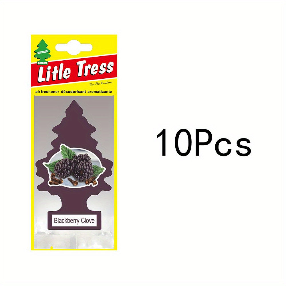 Car Air Freshener Hanging Paper Tree for Home or Vehicle Scented Decor