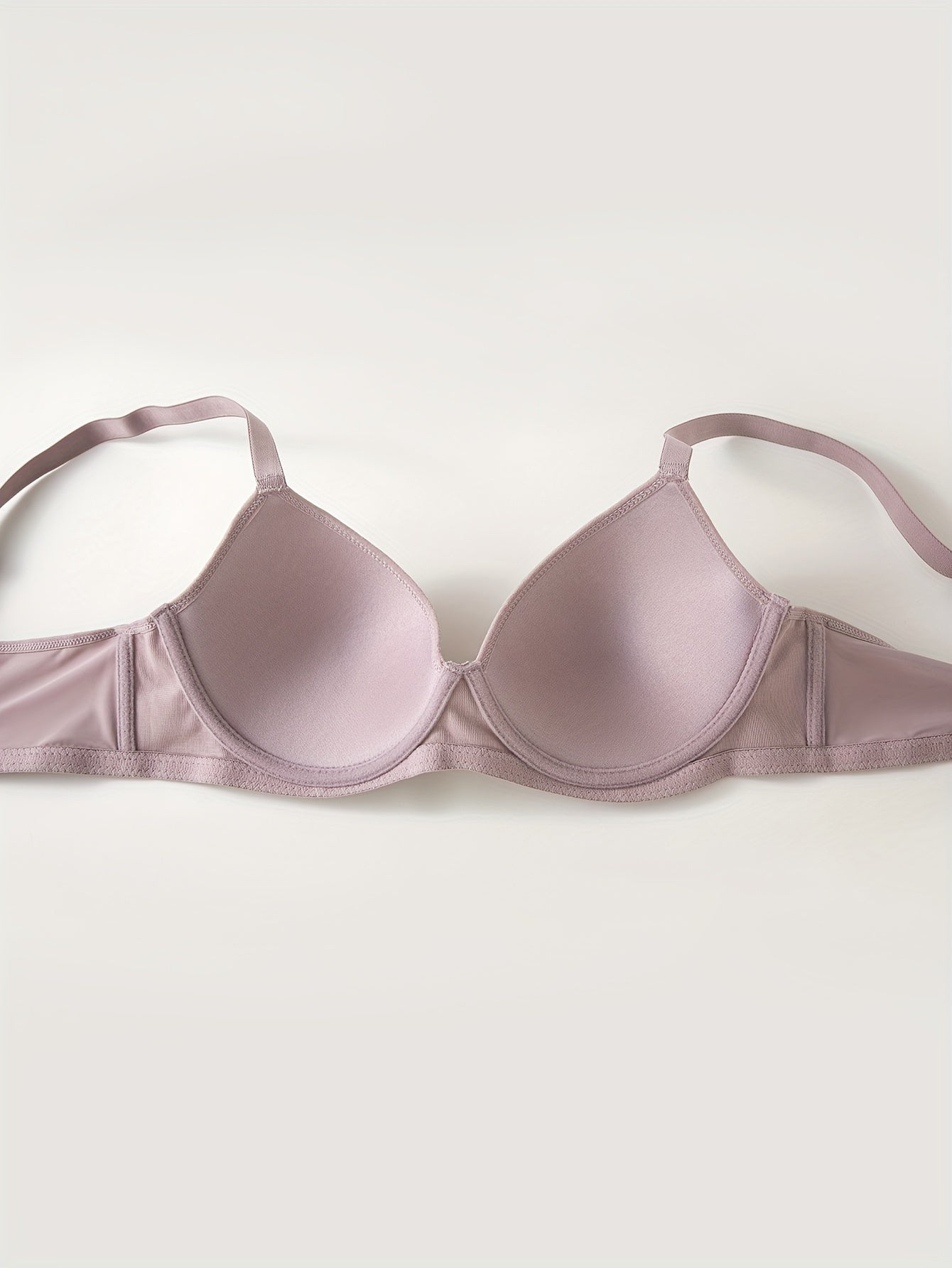 Women's Breathable Cotton Bras Set with Steel Rings for Support