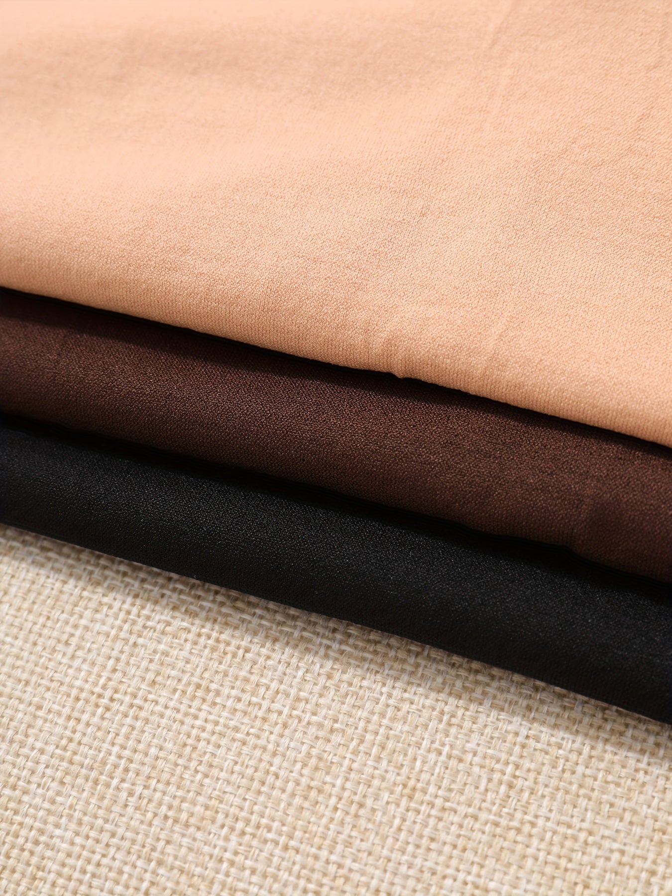 Women's High Waist Shaping Leggings Nylon Elastane Solid Colors 3 Pack