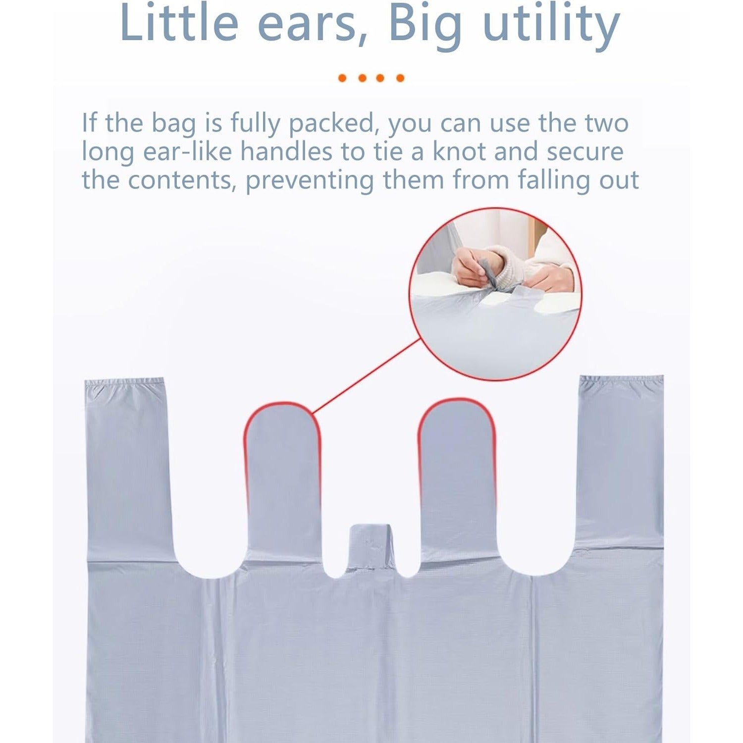 Paquete de 10 bolsas de plástico de uso pesado para almacenamiento, grandes, a prueba de humedad, con asas, para mudanzas y almacenamiento a largo plazo