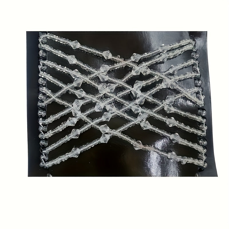 Women Hair Comb Vintage Bead Crystal Faux Pearl Hair Accessories Hair Jewelry