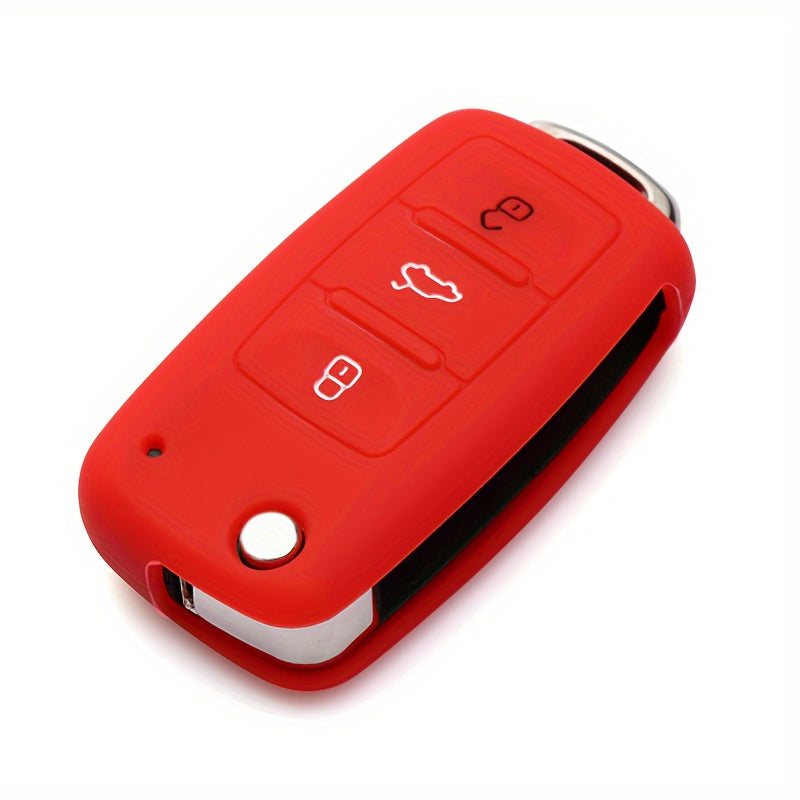 Car Key Cover Silicone Protector for Vehicle Keys Durable and Shockproof