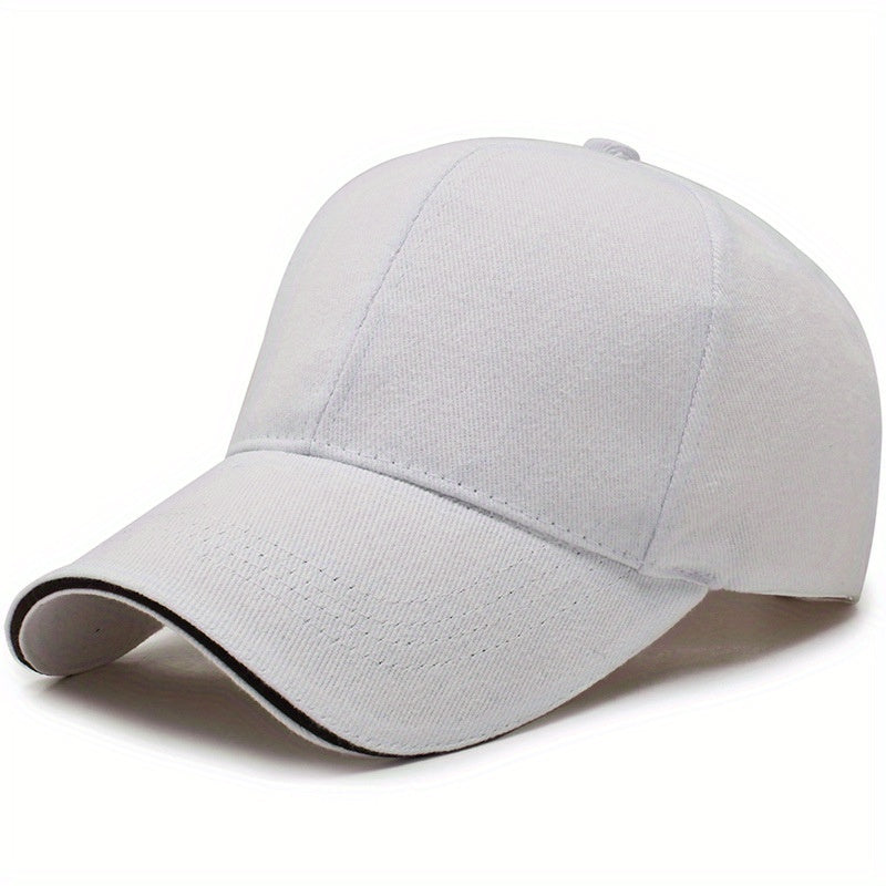 Low Profile Solid Color Baseball Cap Unisex Dad Hat for Men Women