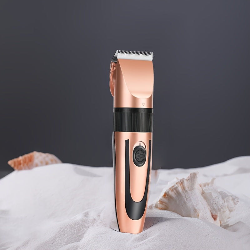 Rechargeable cordless men's haircut kit for home or salon use portable clippers