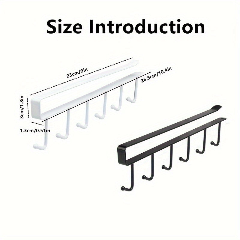 Metal Nail-Free Hooks for Kitchen and Bedroom Hanging Cups Clothes Keys Utensils Bags