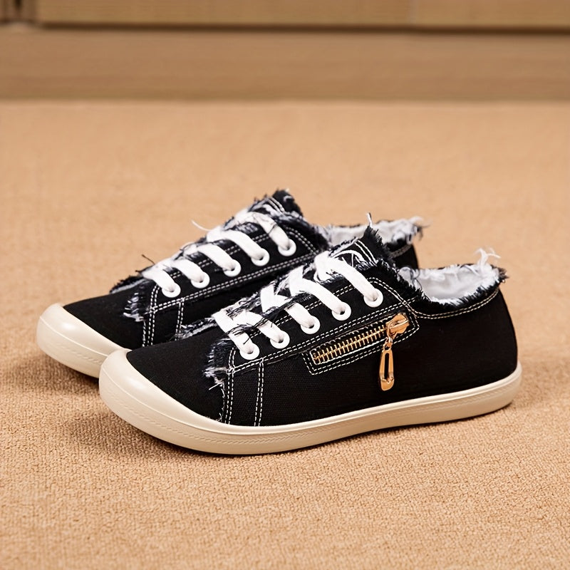 Unisex Spring Fleece Casual Flat Sports Shoes for Students