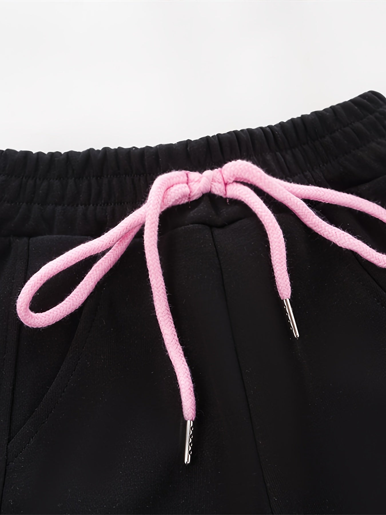 Girls' Kids' Casual Pants Spring Fall Long Length Solid Cotton Blend Loose Fit