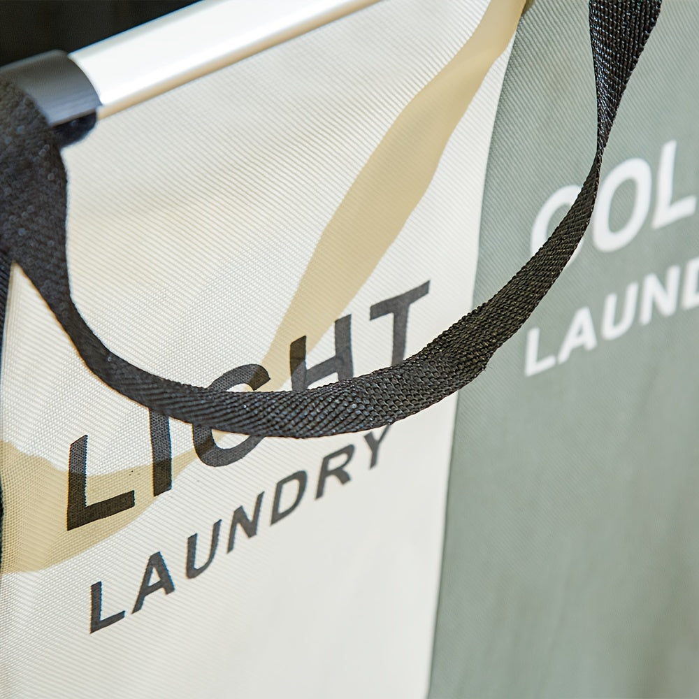 Oxford Fabric Laundry Hamper with Handles, Spacious and Portable for Clothes and Toys