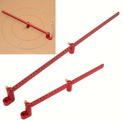 Woodworking Scribing Gauge with Center Finder Aluminum Alloy Circle Ruler for Woodturners