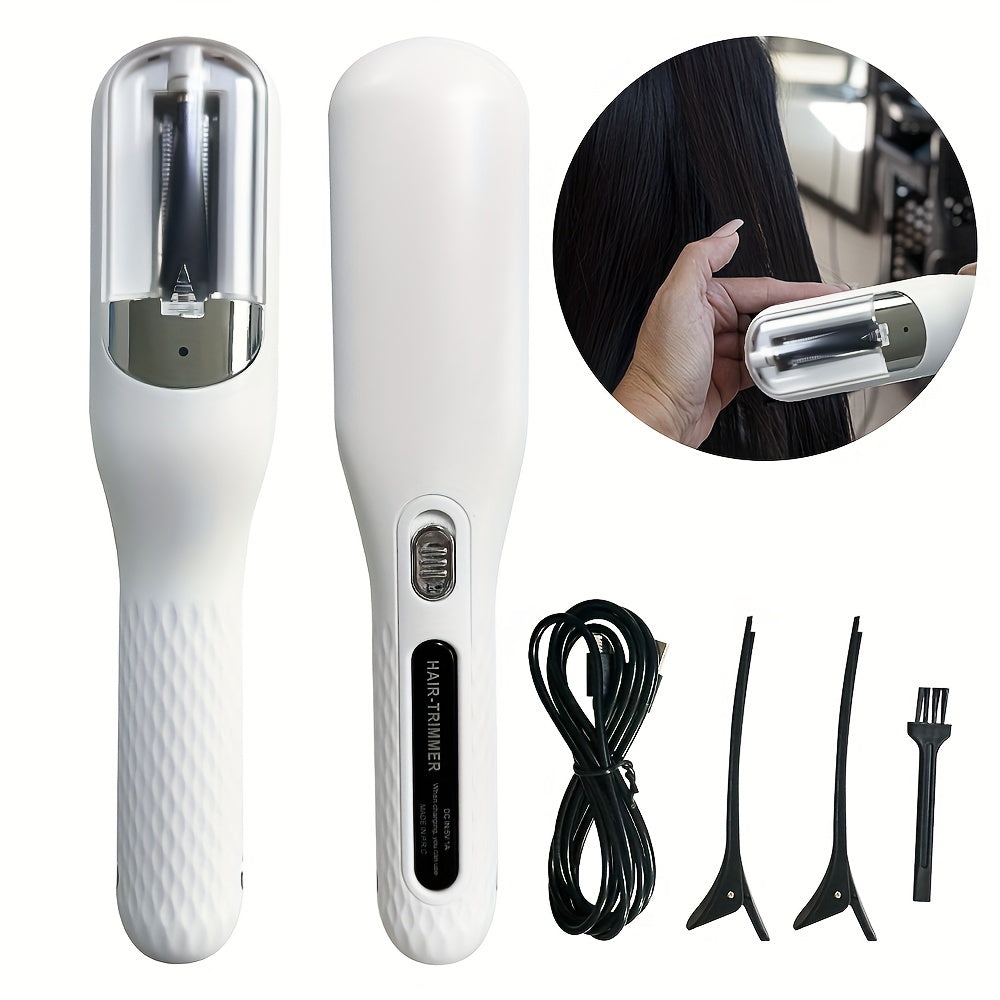 Simsiz soch bo‘linishini kesuvchi, USB bilan qayta zaryadlanadigan, silliq soch parvarishi uchun