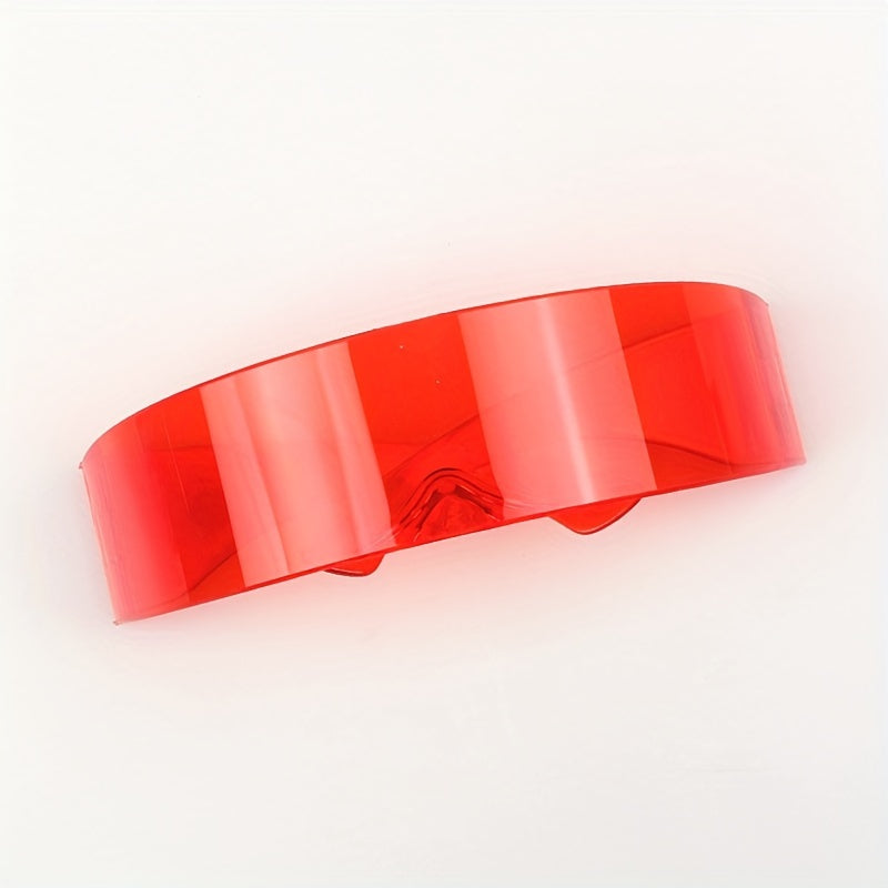 Unisex Cyberpunk Fashion Glasses with Interchangeable Lenses Black Gray Plastic Frame