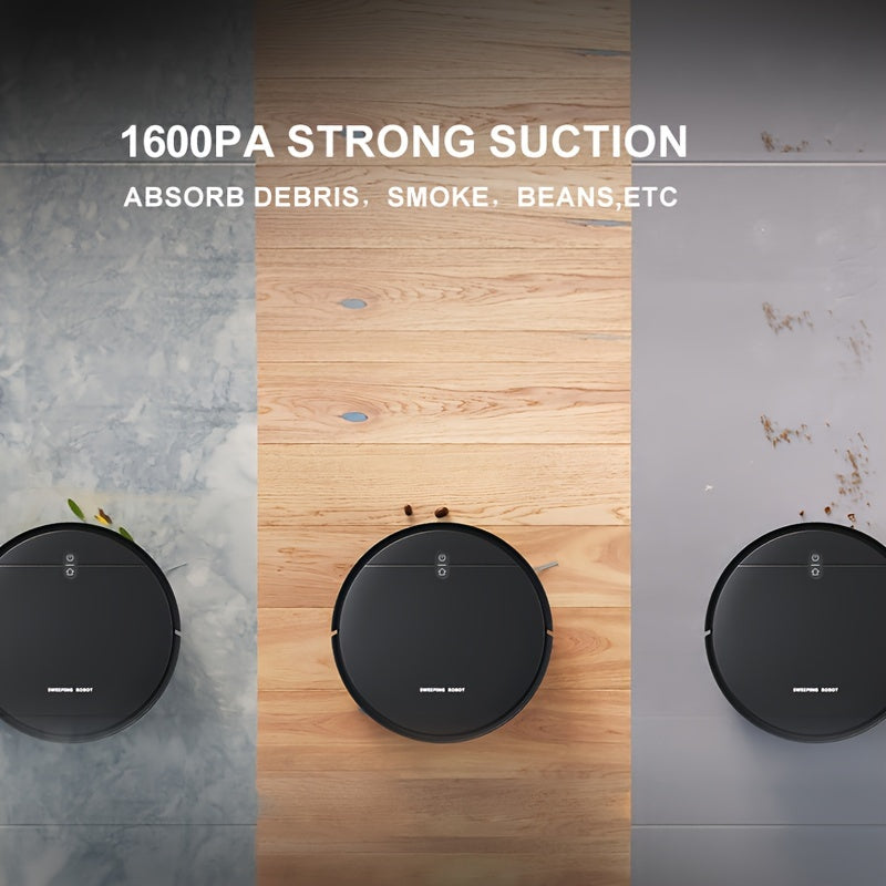 2-in-1 Robot Vacuum Cleaner for Pet Hair and Carpet Self-Charging Hard Floor and Carpet Cleaning