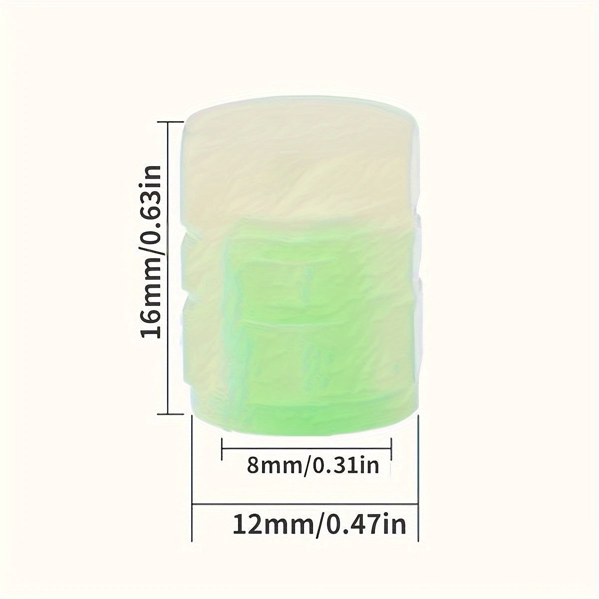 Fluorescent Night Glowing Car Motorcycle Bicycle Wheel Valve Stem Caps