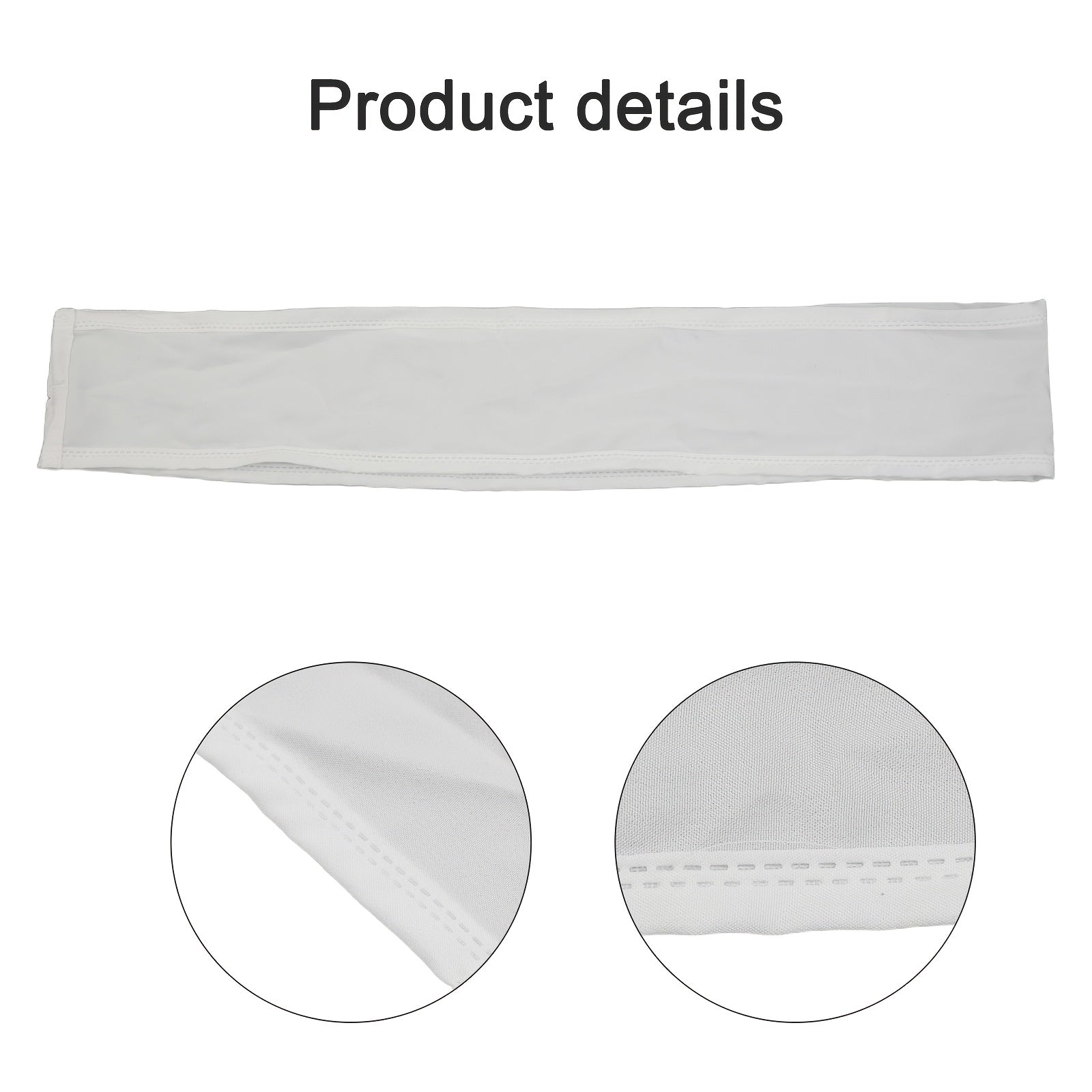 Decorative Dust Cover for White Heater, Scratch-Resistant Fabric, 80cm Length