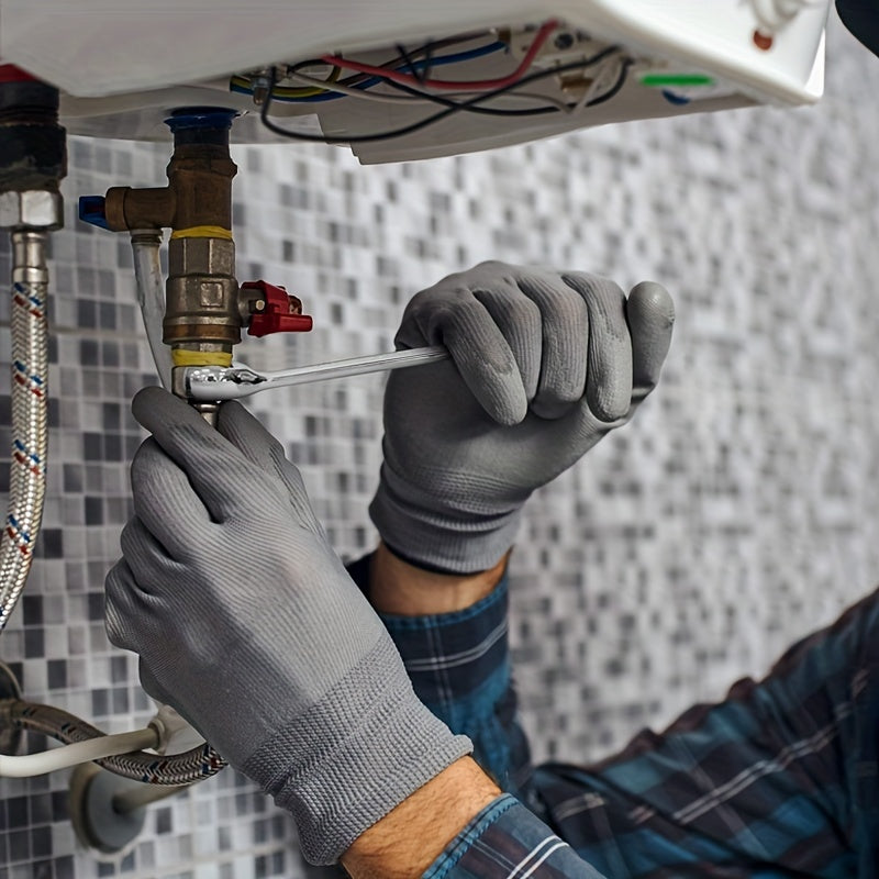 Juego de 4 llaves de vaso con extremo desplazado, acero CR-V, métrico 9-17mm