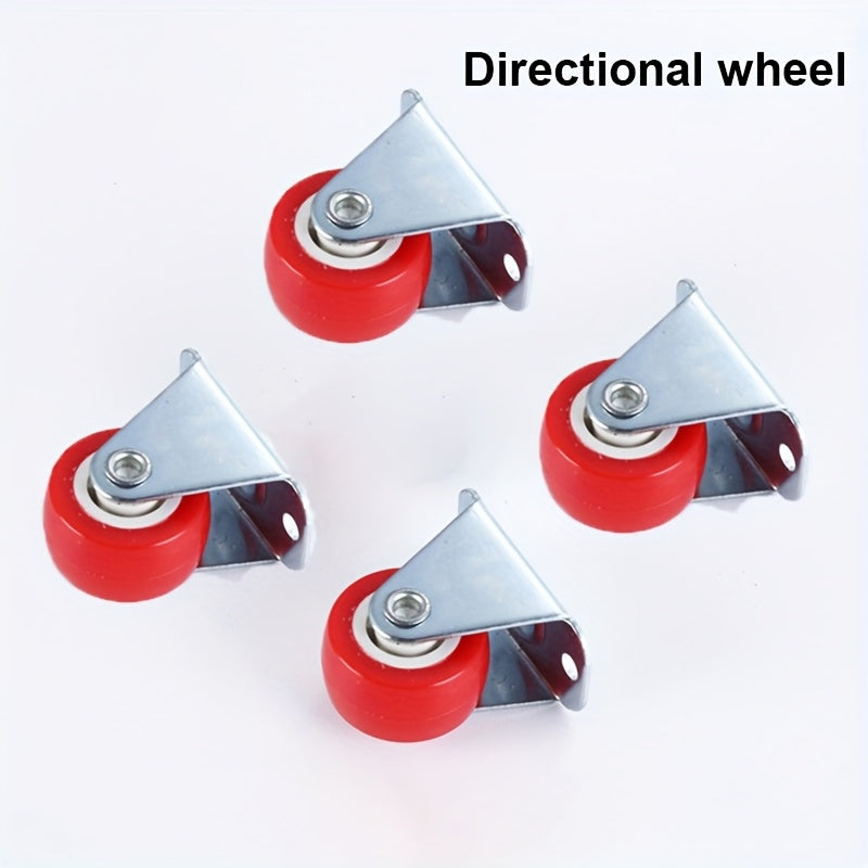 Тяжёлая гальванизированная сталь 1-дюймовые поворотные ролики с тормозами для мебели