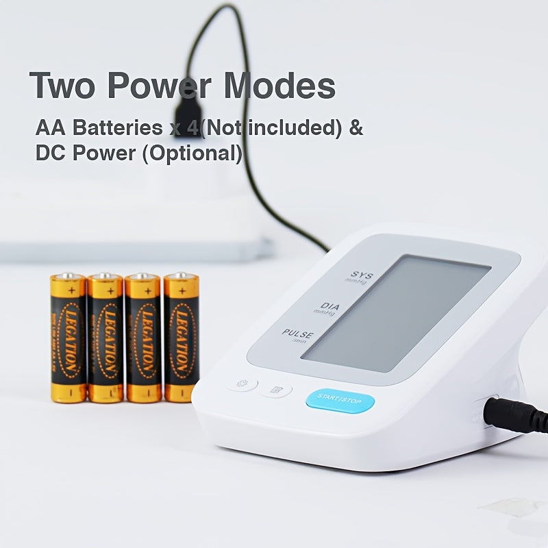 Yongrow yuqori qo'l qon bosimini o'lchovchi monitor, LCD ekran, portativ dizayn, oq rang va sozlanadigan manjet uzunligi. Kattalar uchun mos.