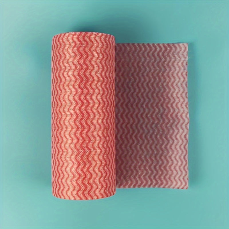 Reusable Kitchen Wipes 50-Pack Non-Oily Cleaning Cloths Towels and Scrub Pads