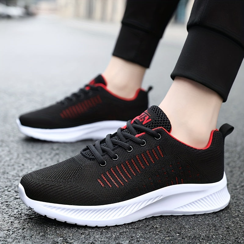 Men's Breathable Durable Running Shoes for Outdoor Activities with Shock Absorption