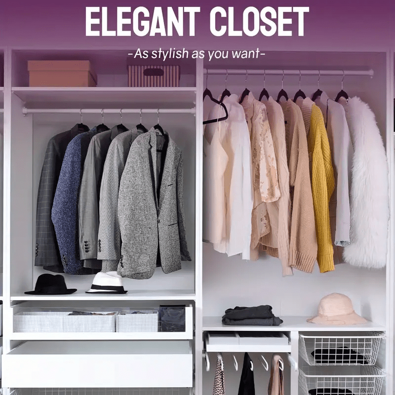 Heavy-Duty Black Velvet Hangers Bundle Includes 5 10 20 or 30 Non-Slip Nano Coated for Coats Pants Dresses