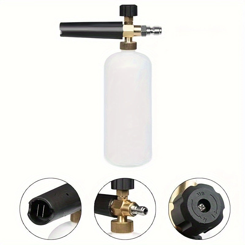 High Pressure Foam Sprayer for Car Wash Aluminum Water Gun with Fan-Shaped Head