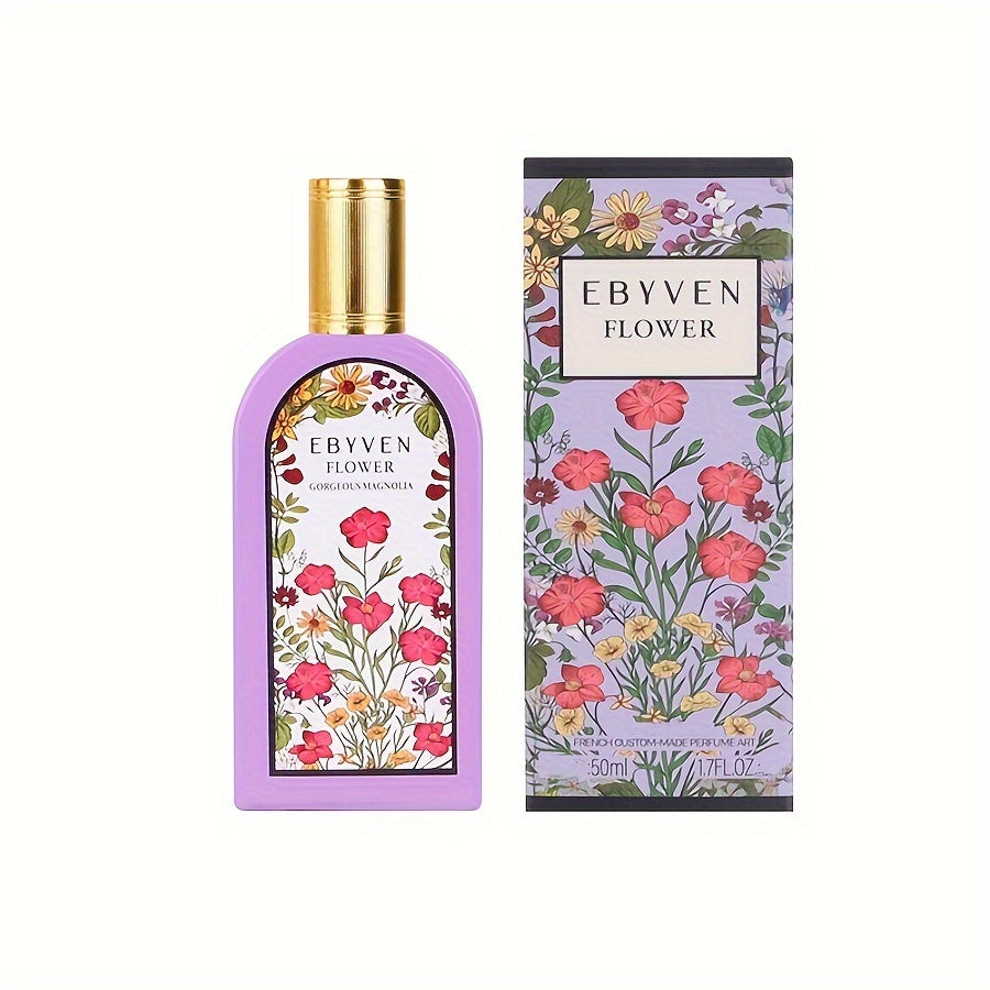 Women's Floral Perfume with Apple, Jasmine, Lily of the Valley, Coconut, and Orange Notes