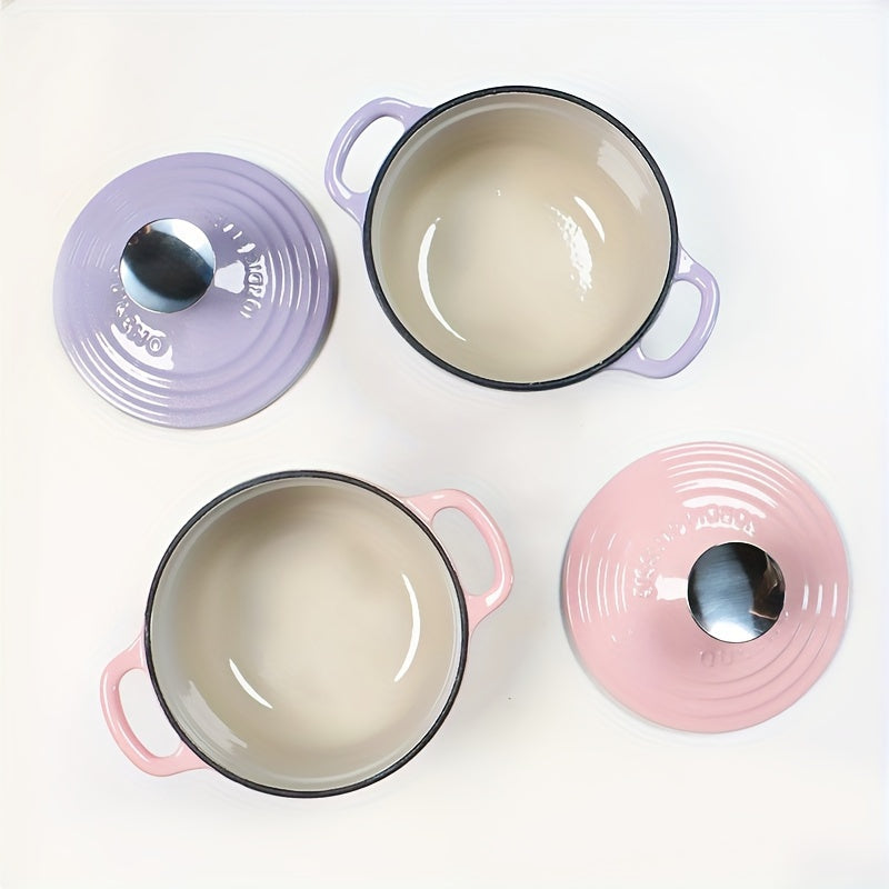 Enamel Cast Iron Health Pot for Rice and Cooking, 30.4oz or 60.8oz