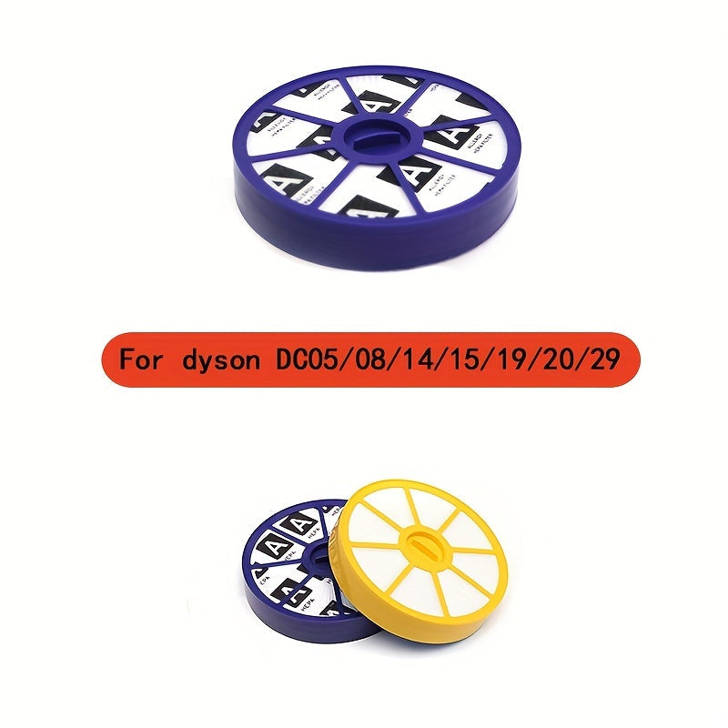 Dyson modellari DC05, DC08, DC14, DC15, DC19, DC20, DC21 va DC29 uchun mo'ljallangan HEPA filtrlar. Post-pre filtrlar, yuqori filtrlar va pastki filtrlar bilan mos keladi. Zaruriy changyutgich qismlari.