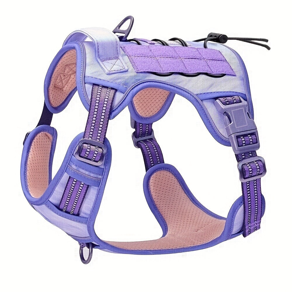 Reflective Dog Harness for Medium to Large Dogs with Adjustable Vest and Handle