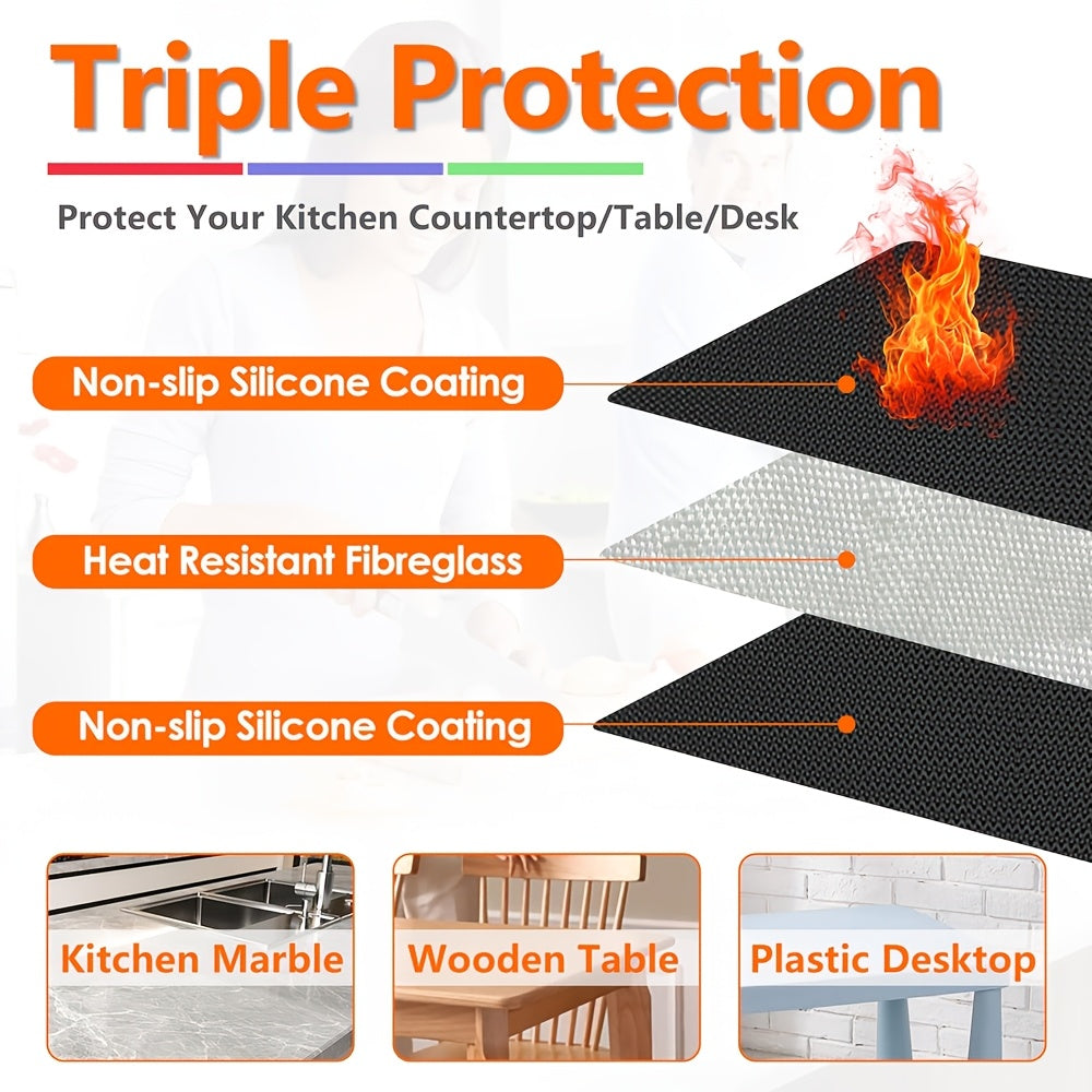Теплоизоляционная силиконовая подставка для поверхностей кухонных приборов огнестойкая, долговечная