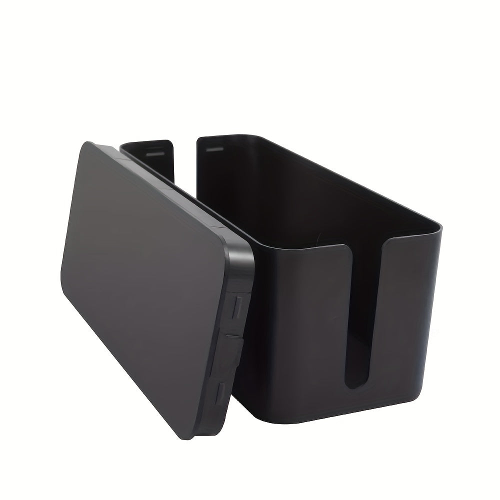 Caja de almacenamiento de cables de plástico para organizar cables y regletas