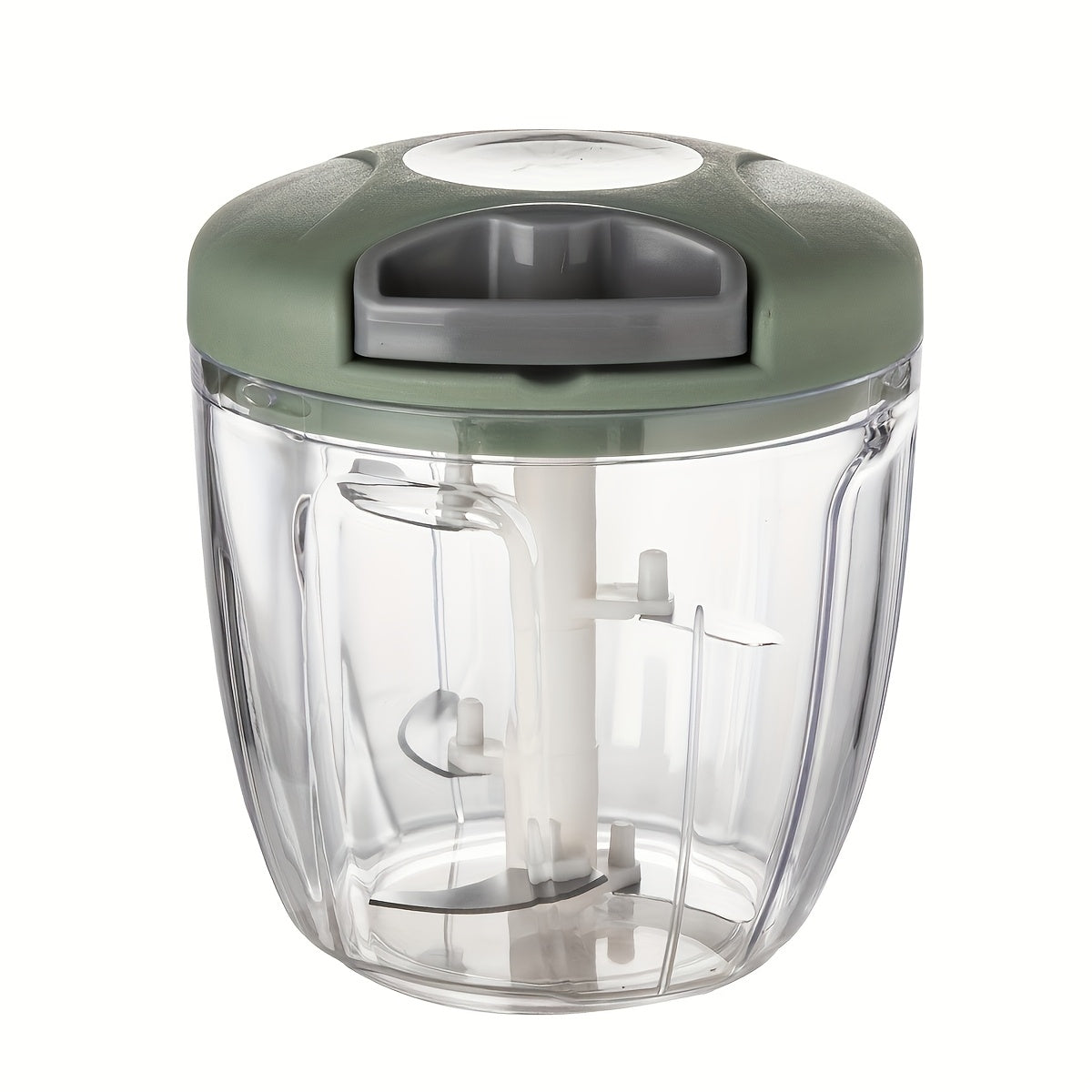 Picadora de alimentos manual multifuncional con cortador de verduras, machacador de ajo, machacador de carne