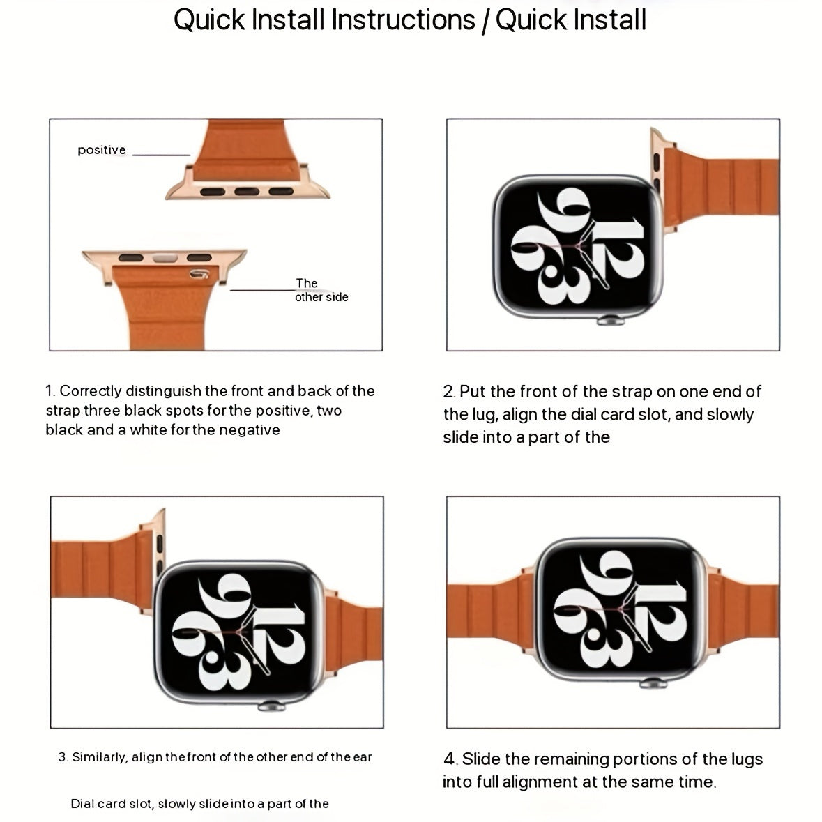 Silicone Watch Band for Apple Watch Series 9 8 7 SE Ultra Water-Resistant Magnetic Clasp